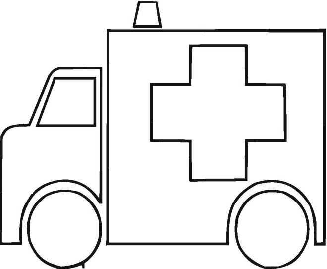 Disegno da colorare: Ambulanza (Trasporto) #136843 - Pagine da Colorare Stampabili Gratuite