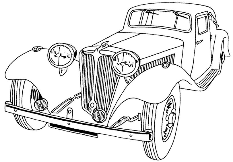 Disegno da colorare: Auto / Settore automobilistico (Trasporto) #146463 - Pagine da Colorare Stampabili Gratuite