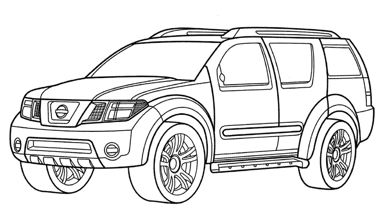 Disegno da colorare: Auto / Settore automobilistico (Trasporto) #146465 - Pagine da Colorare Stampabili Gratuite