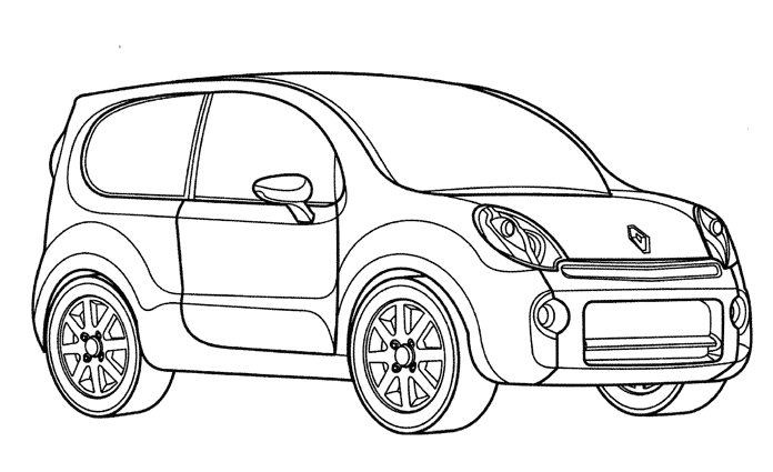 Disegno da colorare: Auto / Settore automobilistico (Trasporto) #146467 - Pagine da Colorare Stampabili Gratuite