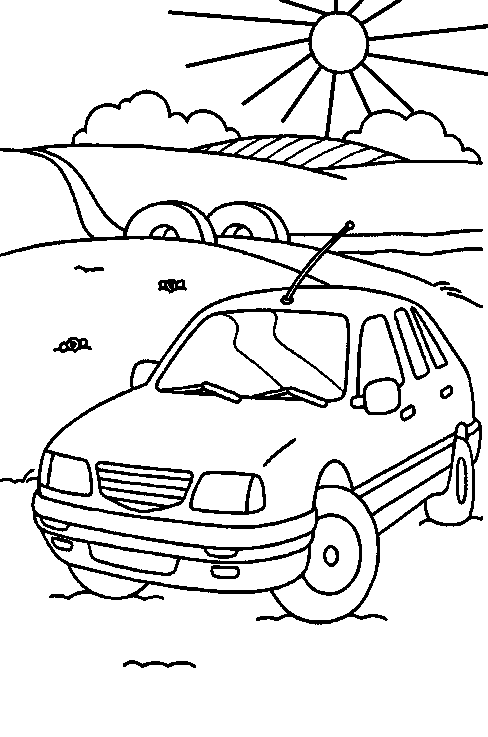 Disegno da colorare: Auto / Settore automobilistico (Trasporto) #146480 - Pagine da Colorare Stampabili Gratuite