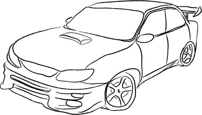 Disegno da colorare: Auto / Settore automobilistico (Trasporto) #146511 - Pagine da Colorare Stampabili Gratuite