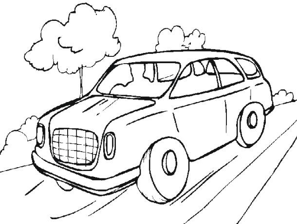 Disegno da colorare: Auto / Settore automobilistico (Trasporto) #146563 - Pagine da Colorare Stampabili Gratuite