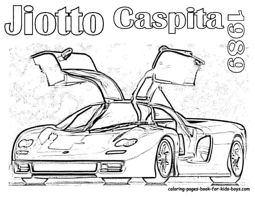 Disegno da colorare: Auto sportiva / messa a punto (Trasporto) #146915 - Pagine da Colorare Stampabili Gratuite