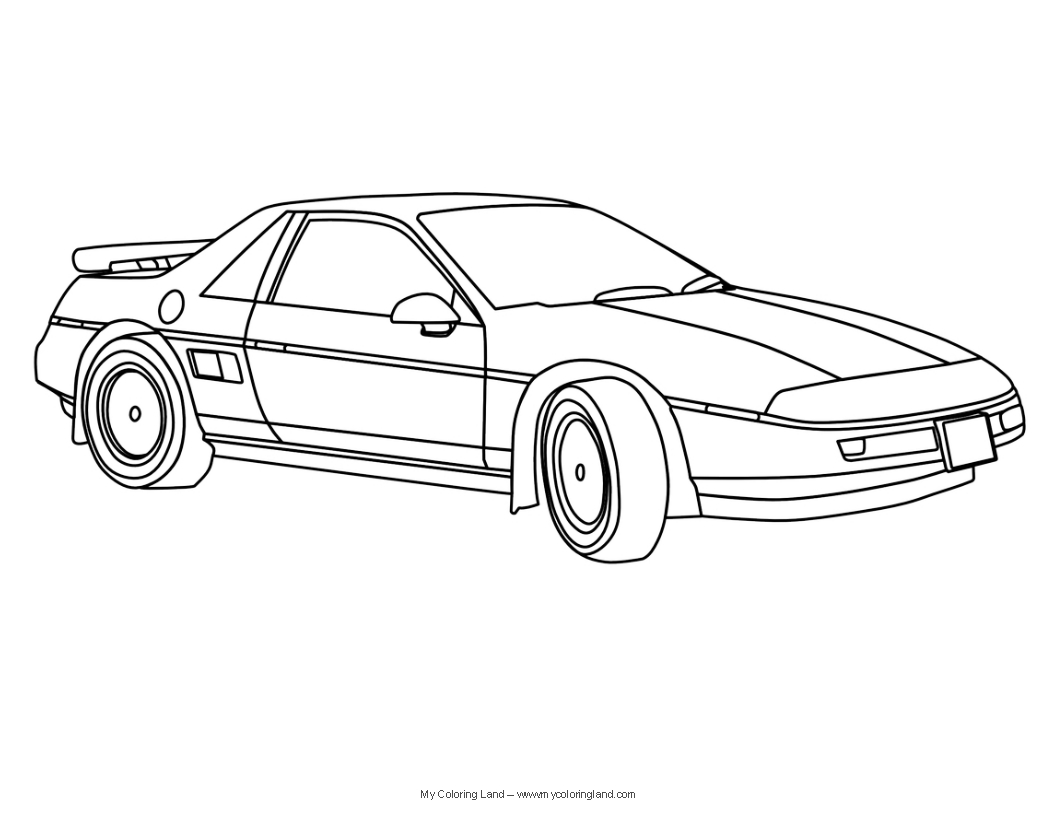 Disegno da colorare: Auto sportiva / messa a punto (Trasporto) #146928 - Pagine da Colorare Stampabili Gratuite