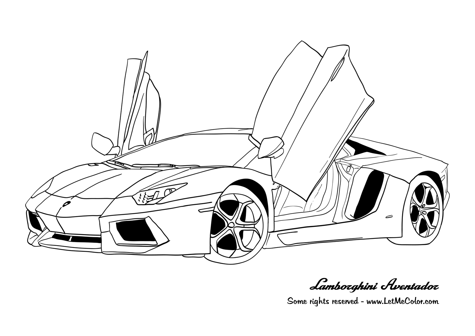 Disegno da colorare: Auto sportiva / messa a punto (Trasporto) #147001 - Pagine da Colorare Stampabili Gratuite