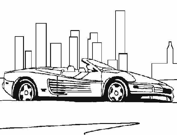 Disegno da colorare: Auto sportiva / messa a punto (Trasporto) #147048 - Pagine da Colorare Stampabili Gratuite