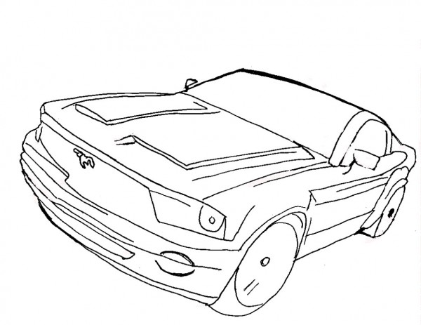 Disegno da colorare: Auto sportiva / messa a punto (Trasporto) #147074 - Pagine da Colorare Stampabili Gratuite