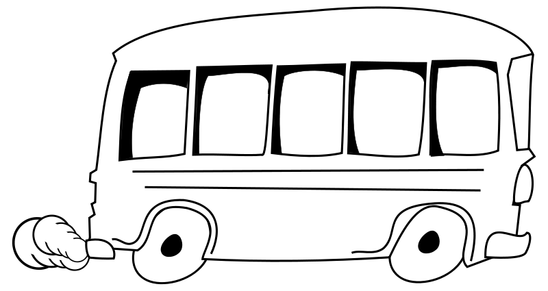 Disegno da colorare: Autobus / Pullman (Trasporto) #135281 - Pagine da Colorare Stampabili Gratuite