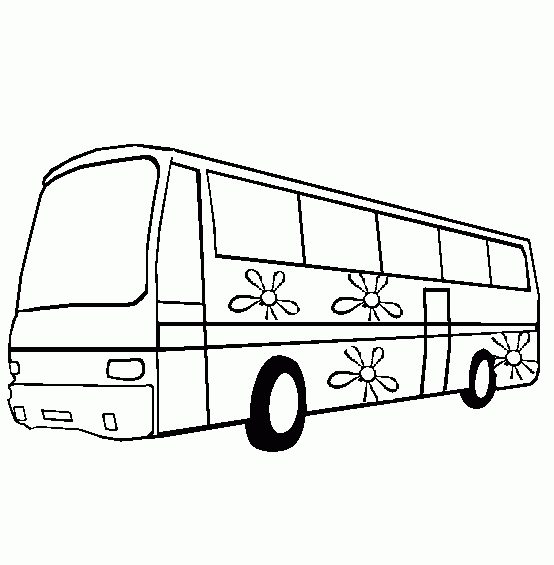 Disegno da colorare: Autobus / Pullman (Trasporto) #135282 - Pagine da Colorare Stampabili Gratuite