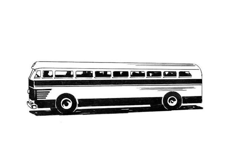 Disegno da colorare: Autobus / Pullman (Trasporto) #135318 - Pagine da Colorare Stampabili Gratuite