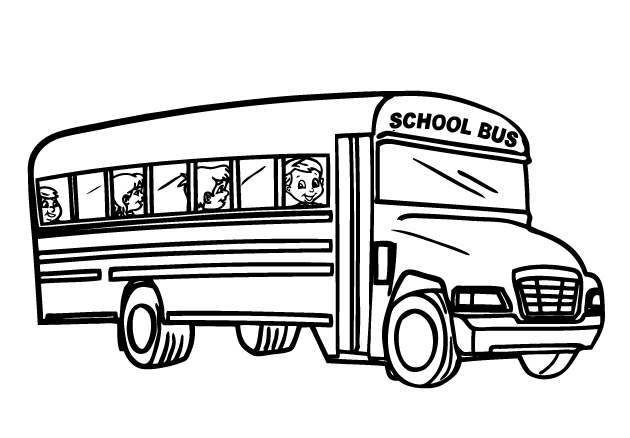 Disegno da colorare: Autobus / Pullman (Trasporto) #135339 - Pagine da Colorare Stampabili Gratuite