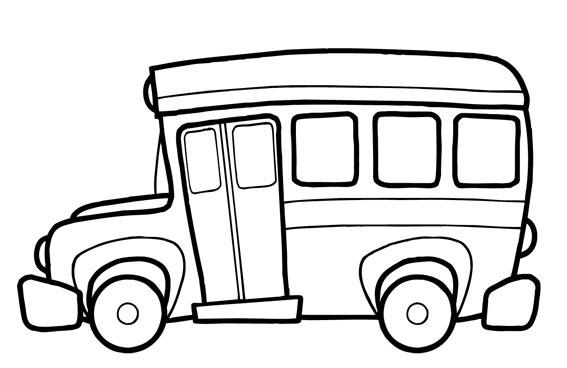 Disegno da colorare: Autobus / Pullman (Trasporto) #135353 - Pagine da Colorare Stampabili Gratuite