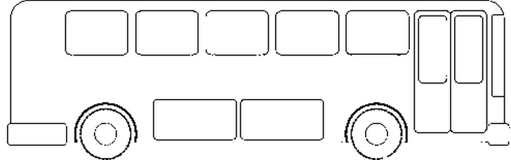 Disegno da colorare: Autobus / Pullman (Trasporto) #135354 - Pagine da Colorare Stampabili Gratuite