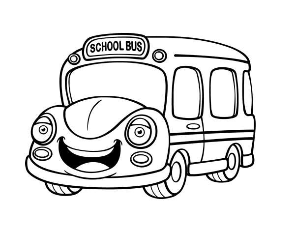 Disegno da colorare: Autobus / Pullman (Trasporto) #135370 - Pagine da Colorare Stampabili Gratuite