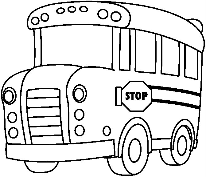 Disegno da colorare: Autobus / Pullman (Trasporto) #135388 - Pagine da Colorare Stampabili Gratuite