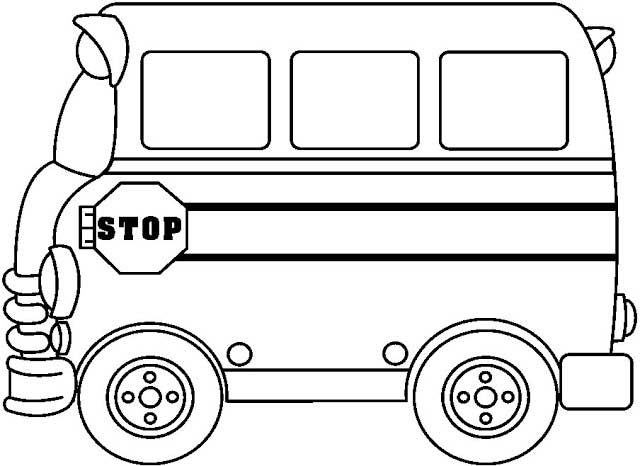 Disegno da colorare: Autobus / Pullman (Trasporto) #135402 - Pagine da Colorare Stampabili Gratuite