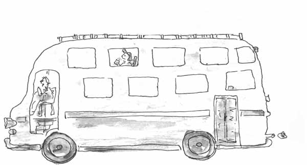 Disegno da colorare: Autobus / Pullman (Trasporto) #135410 - Pagine da Colorare Stampabili Gratuite