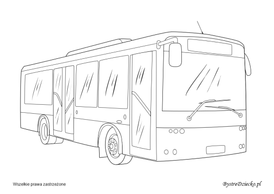 Disegno da colorare: Autobus / Pullman (Trasporto) #135461 - Pagine da Colorare Stampabili Gratuite