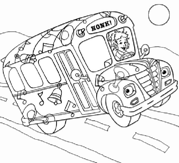 Disegno da colorare: Autobus / Pullman (Trasporto) #135490 - Pagine da Colorare Stampabili Gratuite