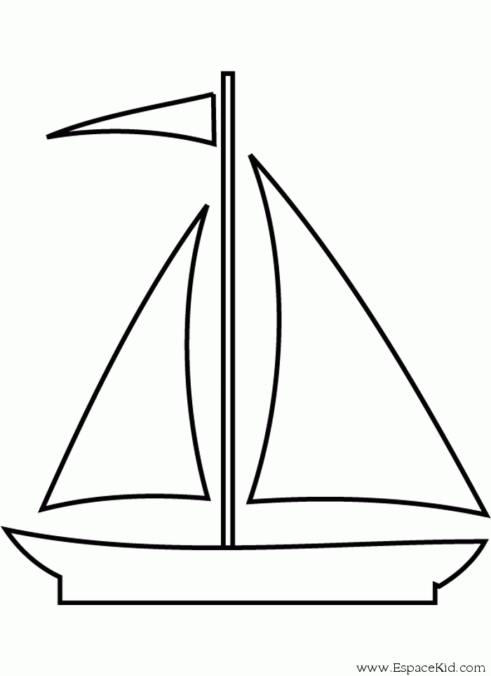 Disegno da colorare: Barca / Nave (Trasporto) #137452 - Pagine da Colorare Stampabili Gratuite