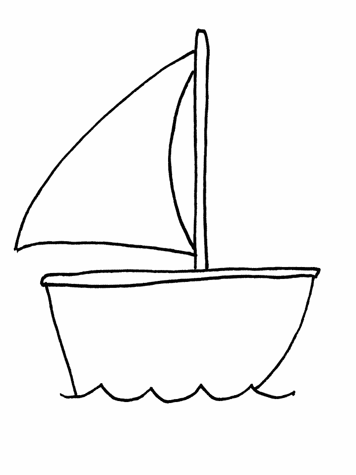 Disegno da colorare: Barca / Nave (Trasporto) #137477 - Pagine da Colorare Stampabili Gratuite