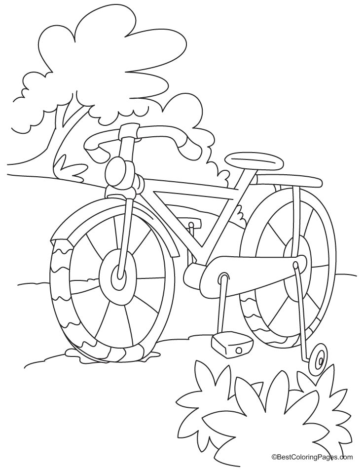 Disegno da colorare: Bicicletta / Bicicletta (Trasporto) #136940 - Pagine da Colorare Stampabili Gratuite