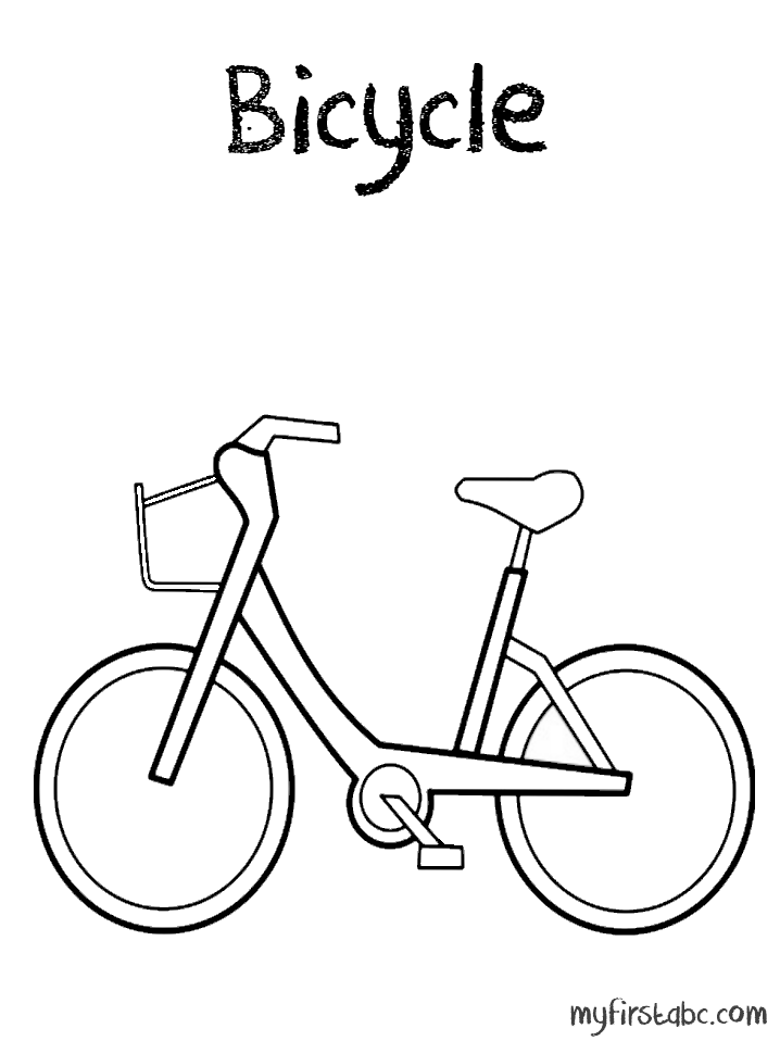 Disegno da colorare: Bicicletta / Bicicletta (Trasporto) #136950 - Pagine da Colorare Stampabili Gratuite