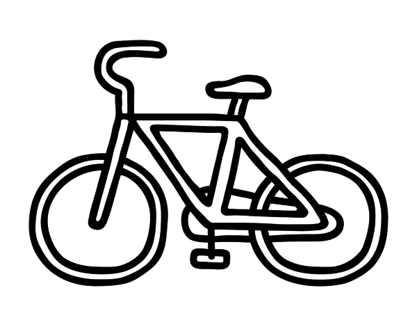 Disegno da colorare: Bicicletta / Bicicletta (Trasporto) #136953 - Pagine da Colorare Stampabili Gratuite