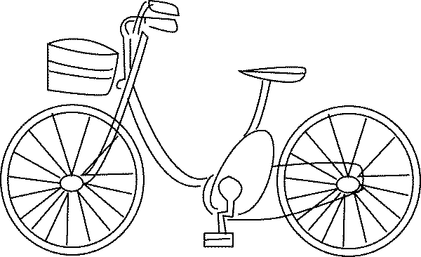Disegno da colorare: Bicicletta / Bicicletta (Trasporto) #136954 - Pagine da Colorare Stampabili Gratuite