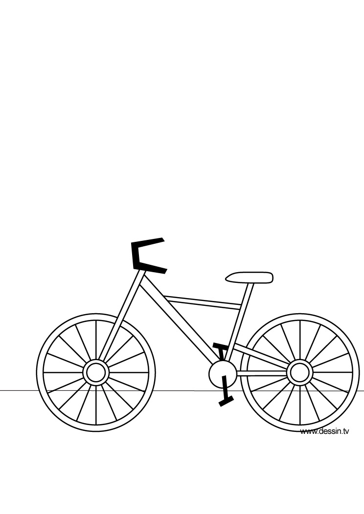 Disegno da colorare: Bicicletta / Bicicletta (Trasporto) #136956 - Pagine da Colorare Stampabili Gratuite