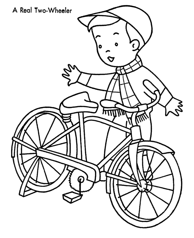 Disegno da colorare: Bicicletta / Bicicletta (Trasporto) #136959 - Pagine da Colorare Stampabili Gratuite