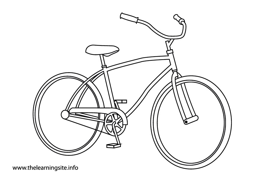 Disegno da colorare: Bicicletta / Bicicletta (Trasporto) #136968 - Pagine da Colorare Stampabili Gratuite