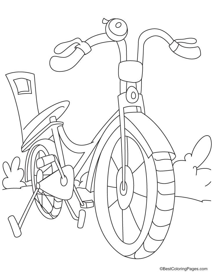 Disegno da colorare: Bicicletta / Bicicletta (Trasporto) #136983 - Pagine da Colorare Stampabili Gratuite