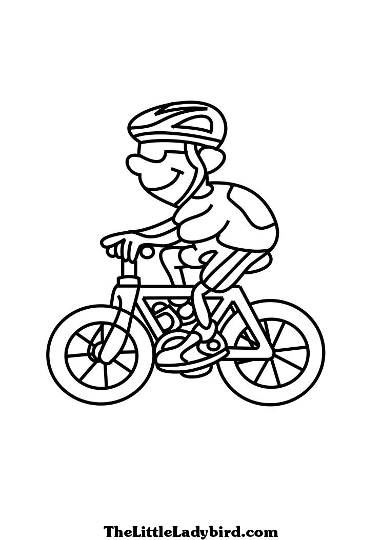 Disegno da colorare: Bicicletta / Bicicletta (Trasporto) #136998 - Pagine da Colorare Stampabili Gratuite