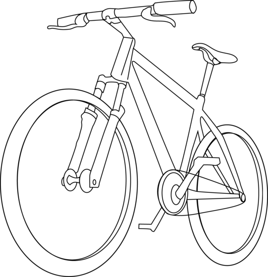 Disegno da colorare: Bicicletta / Bicicletta (Trasporto) #137006 - Pagine da Colorare Stampabili Gratuite