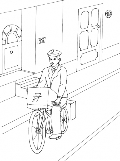 Disegno da colorare: Bicicletta / Bicicletta (Trasporto) #137012 - Pagine da Colorare Stampabili Gratuite