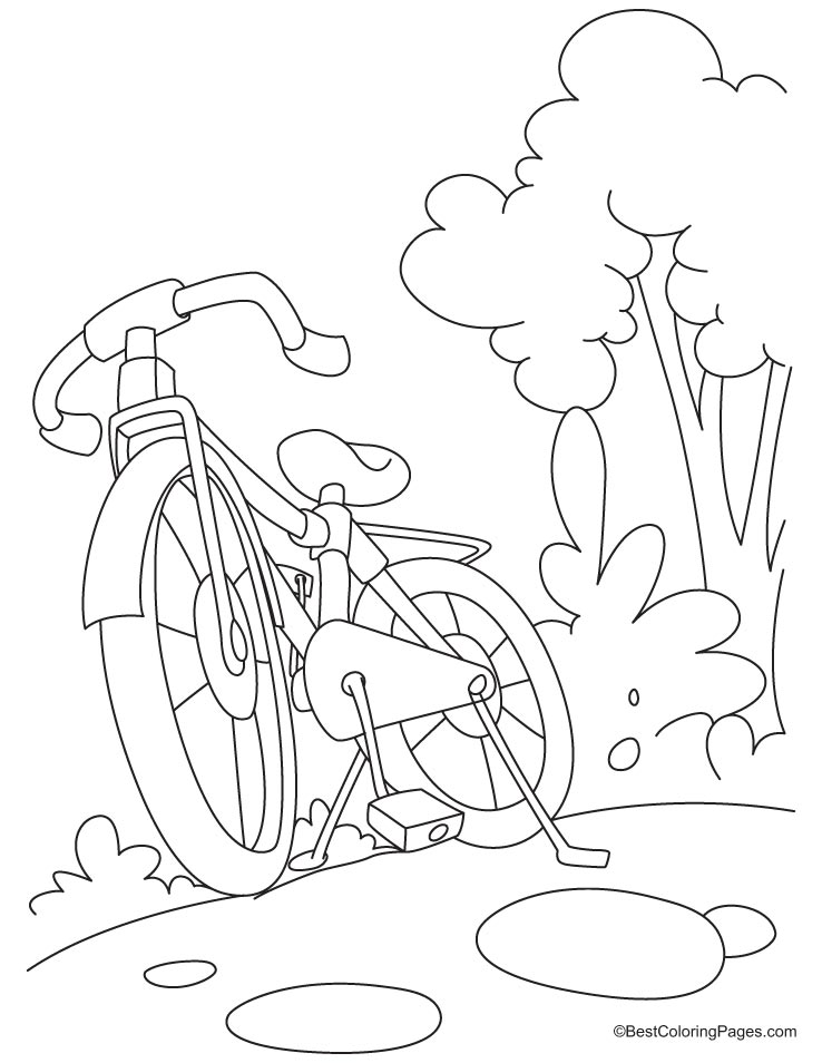 Disegno da colorare: Bicicletta / Bicicletta (Trasporto) #137028 - Pagine da Colorare Stampabili Gratuite