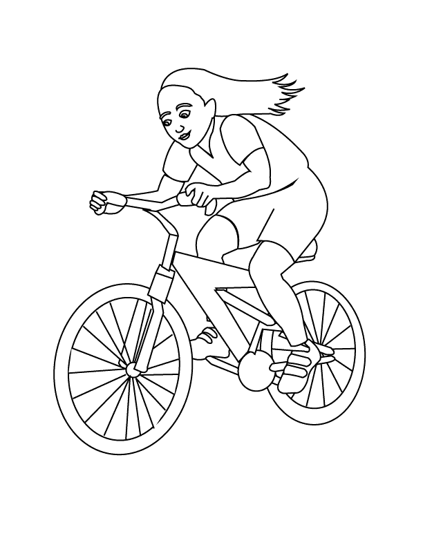 Disegno da colorare: Bicicletta / Bicicletta (Trasporto) #137032 - Pagine da Colorare Stampabili Gratuite