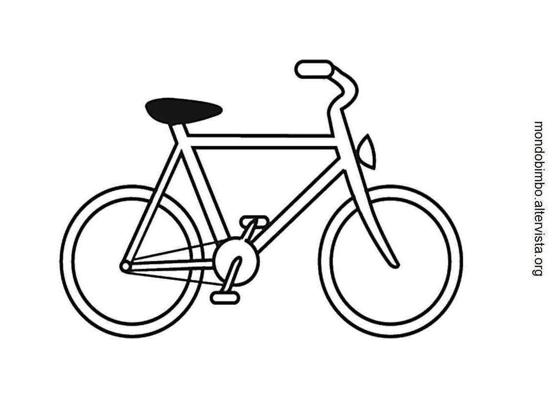 Disegno da colorare: Bicicletta / Bicicletta (Trasporto) #137045 - Pagine da Colorare Stampabili Gratuite