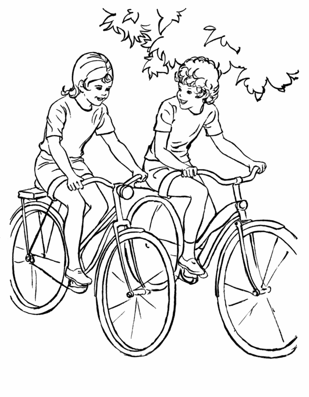 Disegno da colorare: Bicicletta / Bicicletta (Trasporto) #137049 - Pagine da Colorare Stampabili Gratuite