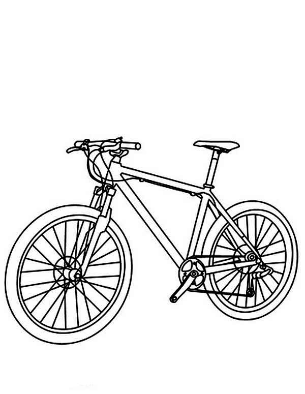Disegno da colorare: Bicicletta / Bicicletta (Trasporto) #137095 - Pagine da Colorare Stampabili Gratuite