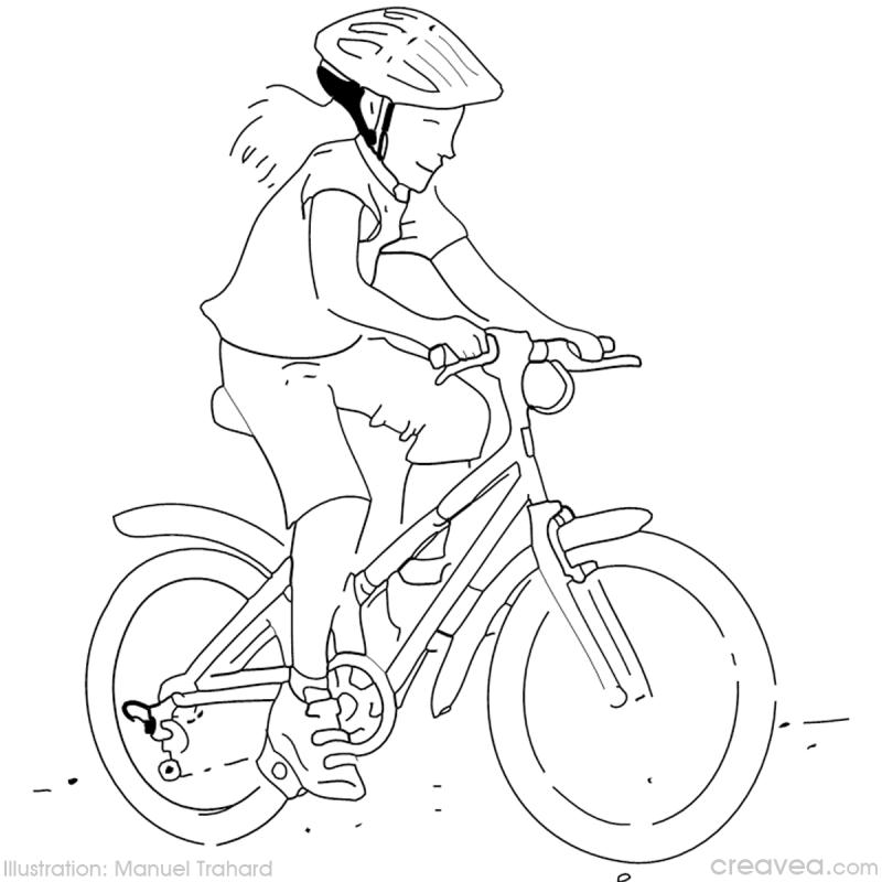 Disegno da colorare: Bicicletta / Bicicletta (Trasporto) #137096 - Pagine da Colorare Stampabili Gratuite