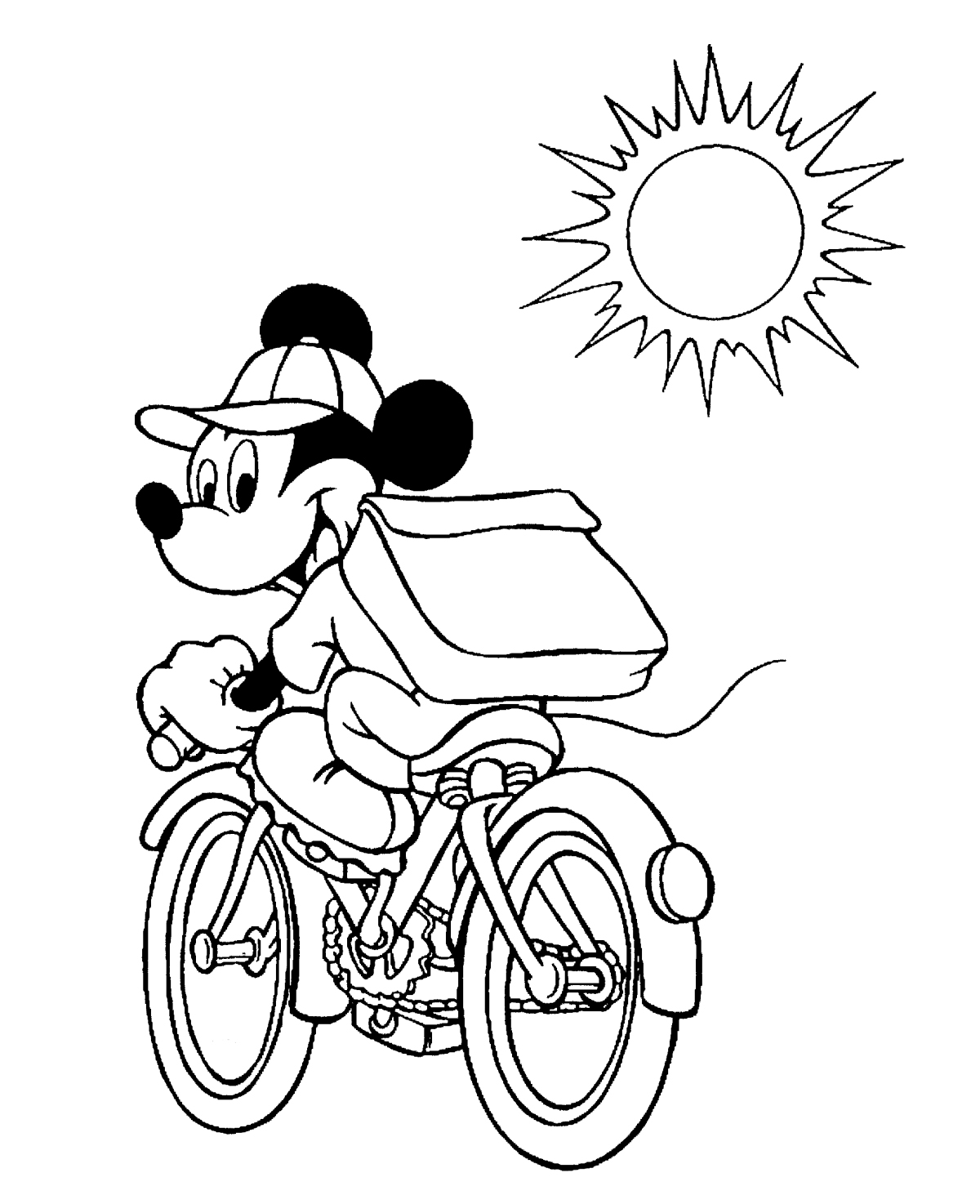 Disegno da colorare: Bicicletta / Bicicletta (Trasporto) #137122 - Pagine da Colorare Stampabili Gratuite