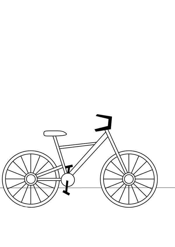 Disegno da colorare: Bicicletta / Bicicletta (Trasporto) #137150 - Pagine da Colorare Stampabili Gratuite
