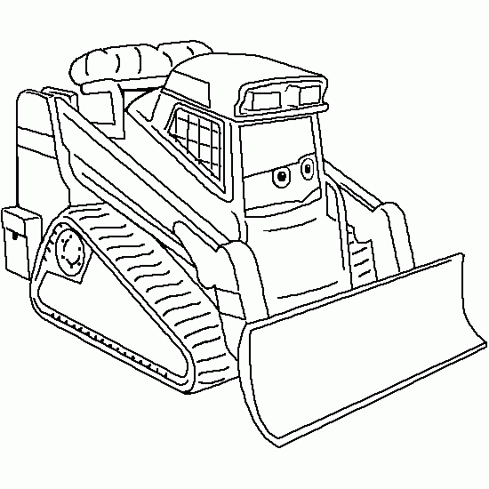 Disegno da colorare: Bulldozer / escavatore meccanico (Trasporto) #141692 - Pagine da Colorare Stampabili Gratuite
