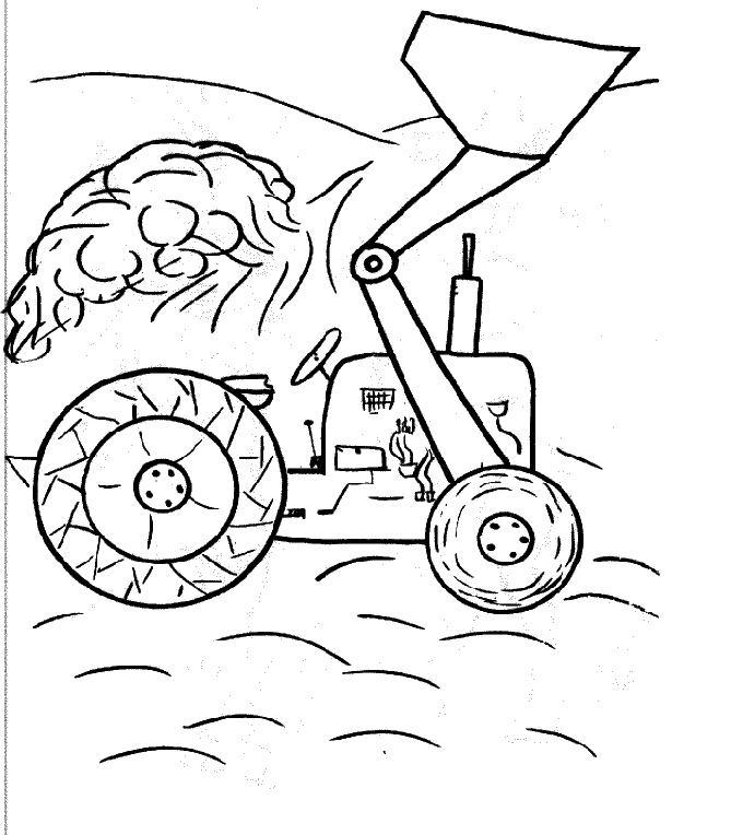 Disegno da colorare: Bulldozer / escavatore meccanico (Trasporto) #141775 - Pagine da Colorare Stampabili Gratuite