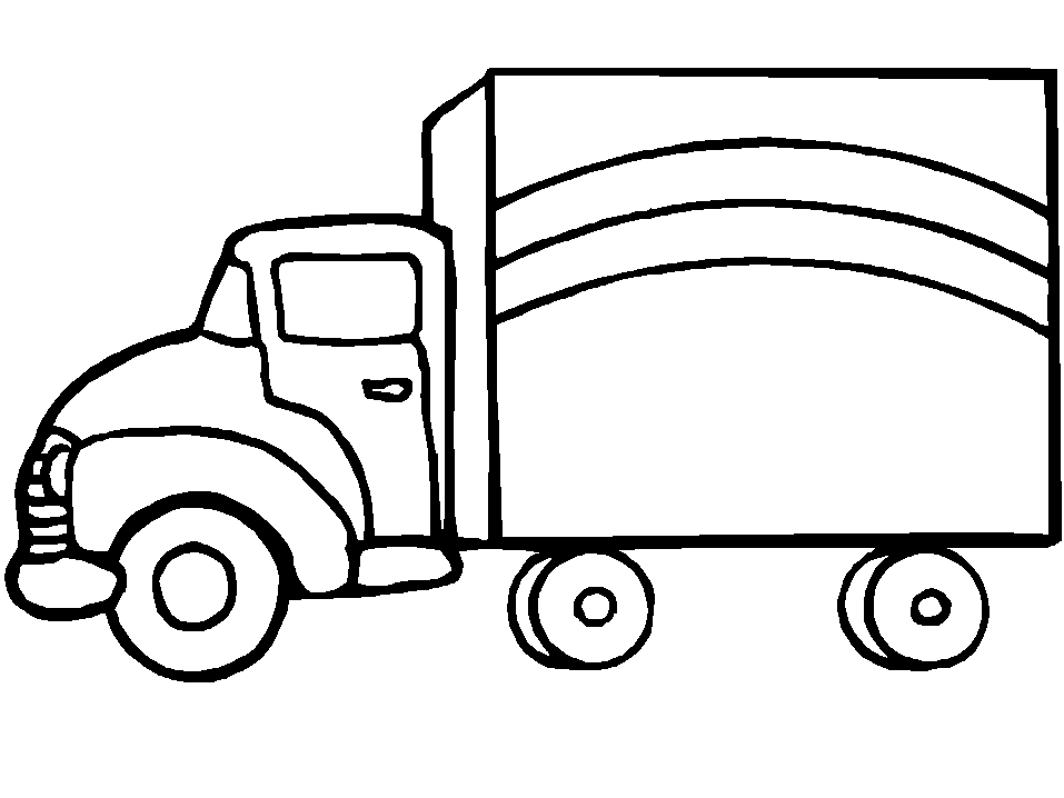 Disegno da colorare: Camion (Trasporto) #135531 - Pagine da Colorare Stampabili Gratuite