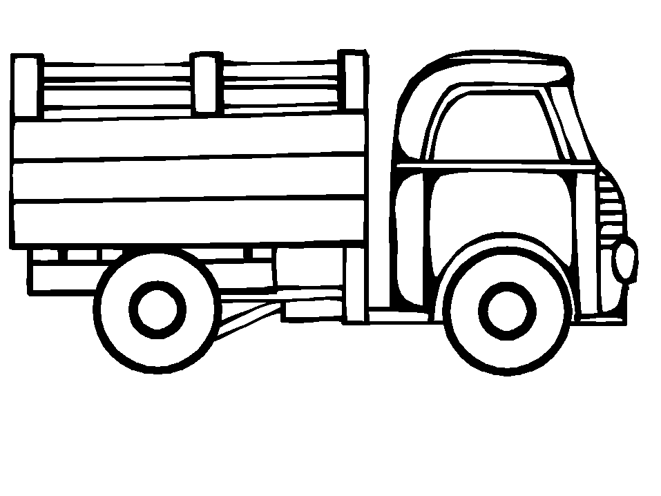Disegno da colorare: Camion (Trasporto) #135545 - Pagine da Colorare Stampabili Gratuite