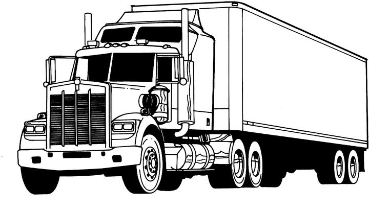 Disegno da colorare: Camion (Trasporto) #135560 - Pagine da Colorare Stampabili Gratuite